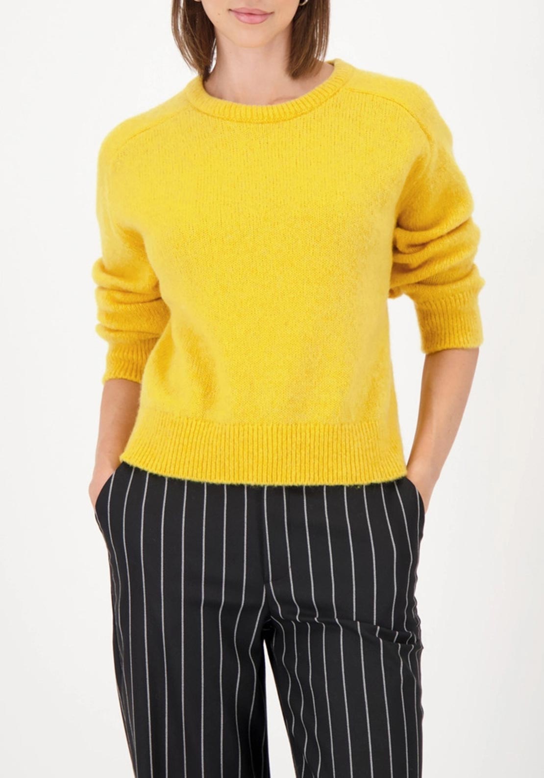 Monari Soft Wool Jumper, Yellow
