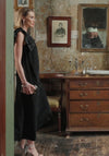 Monessa Joan Críoa Bow Shoulder Dress, Black