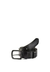 Monti Dallas Mens Leather Belt, Black