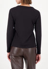 Monari Rhinestone Embellished Top, Black