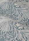 Morris & Co Marigold Lined Pencil Pleat Curtains, Indigo Blue