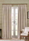 Morris & Co Marigold Lined Pencil Pleat Curtains, Stone