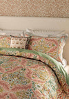 Morris & Co Earthly Paradise Duvet Cover Set, Pink & Green
