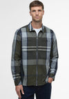 Barbour Men’s Lannich Tartan Overshirt, Fernwood Green Multi