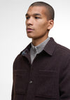 Barbour Men’s Marlow Tailored Overshirt, Dark Brown