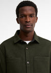 Barbour Men’s Marltown Tailored Wool Blend Overshirt, Sage Green