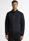Barbour Men’s Thornton Quilted Full Zip Sweat Jacket, Navy
