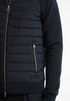 Barbour Men’s Thornton Quilted Full Zip Sweat Jacket, Navy