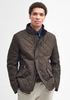 Barbour Men's Powell Quilted Chelsea Style Jacket, Olive Green