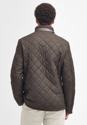 Barbour Men's Powell Quilted Chelsea Style Jacket, Olive Green