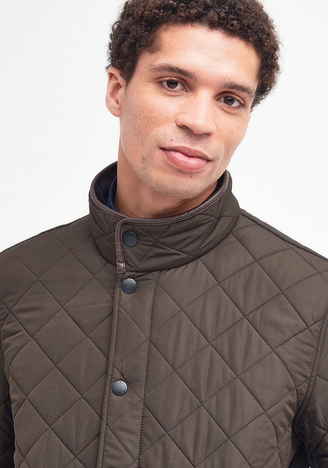 Barbour Men's Powell Quilted Chelsea Style Jacket, Olive Green