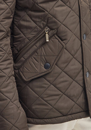 Barbour Men's Powell Quilted Chelsea Style Jacket, Olive Green