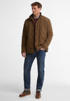 Barbour Men’s Shoveler Waterproof Quilted Jacket, Dark Sand