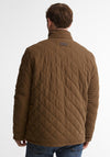 Barbour Men’s Shoveler Waterproof Quilted Jacket, Dark Sand