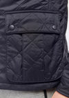 Barbour International Men’s Tourer Ariel Polarquilt Jacket, Navy