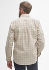 Barbour Men’s Sporting Tattersal Shirt, Buttermilk & Red