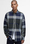 Barbour Men’s Dunoon Tailored Shirt, Fernwood Green Multi