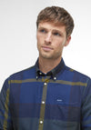 Barbour Men’s Dunoon Tailored Shirt, Olive Night Tartan