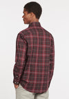 Barbour Mens Wethram Tartan Tailored Shirt, Winter Red