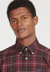 Barbour Mens Wethram Tartan Tailored Shirt, Winter Red
