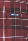 Barbour Mens Wethram Tartan Tailored Shirt, Winter Red