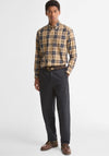 Barbour Men’s Wethram Tartan Tailored Shirt, Khaki Multi