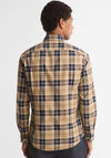 Barbour Men’s Wethram Tartan Tailored Shirt, Khaki Multi
