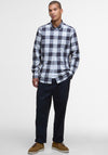 Barbour Men’s Wethram Tartan Tailored Shirt, Navy Multi