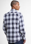 Barbour Men’s Wethram Tartan Tailored Shirt, Navy Multi
