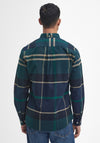 Barbour Men’s Iceloch Tailored Tartan Shirt, Green Loch