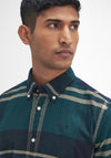 Barbour Men’s Iceloch Tailored Tartan Shirt, Green Loch