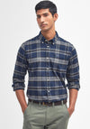 Barbour Men’s Betsom Check Tailored Shirt, Navy Multi