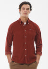 Barbour Mens Ramsey Cord Tailored Shirt, Russet Brown