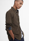 Barbour Men's Ramsey Cord Tailored Shirt, Brown
