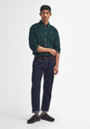Barbour Men's Ramsey Cord Tailored Shirt, Seaweed