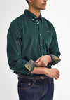 Barbour Men's Ramsey Cord Tailored Shirt, Seaweed