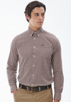 Barbour Mens Padshaw Gingham Tailored Shirt, Ecru