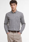 Barbour Men’s Padshaw Gingham Tailored Shirt, Dark Brown