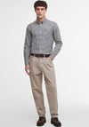 Barbour Men’s Padshaw Gingham Tailored Shirt, Dark Brown