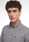 Barbour Men’s Padshaw Gingham Tailored Shirt, Dark Brown