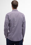 Barbour Mens Padshaw Gingham Tailored Shirt, Rich Red