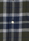 Barbour Men’s Rasay Tartan Shirt, Navy & Olive Green