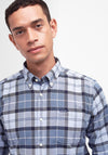 Barbour Men’s Lewis Tailored Tartan Shirt, Berwick Blue