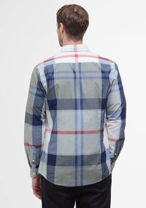 Barbour Men’s Harris Tailored Tartan Shirt, Bleached Pine