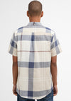 Barbour Men’s Douglas Tailored Shirt, Navy & Beige Multi