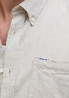 Barbour Men’s Nelson Tailored Shirt, Beige