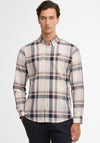 Barbour Men’s Kidd Tartan Tailored Shirt, Beige Multi