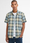 Barbour Men’s Gordon Summer Shirt, Blue & Green Multi