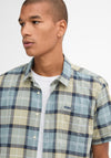 Barbour Men’s Gordon Summer Shirt, Blue & Green Multi