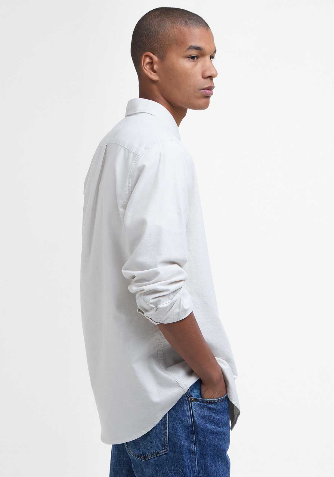Barbour Men’s Oxtown Tailored Shirt, Oatmeal